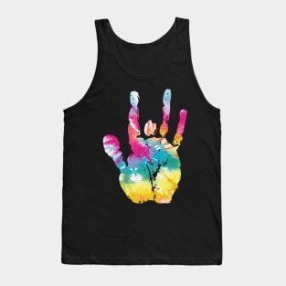 Tie Dye Jerry Hand Tank Top